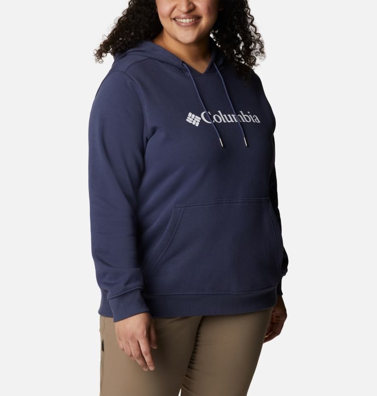 Columbia Logo Hettegensere Dame Marineblå | Plus Size 62753P